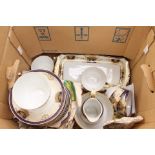 Noritake tea set, large sandwich plate, five cups, ten saucers,