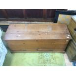 A 19th Century pine mule chest,