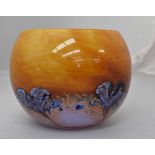 Caithness Cadenza pattern vase,