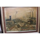 An LS Lowry print,