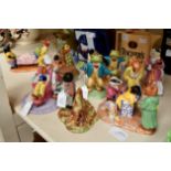 Collection of ten Royal Doulton Wind in the Willows figures,
