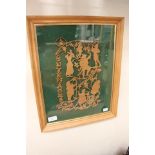 Woodcut picture The Seven Ages of Man,