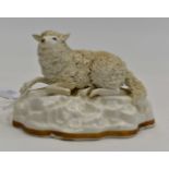 A 19th Century Staffordshire figure of a sheep