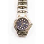 A Tag Heuer gentleman's professional wristwatch, stainless steel,