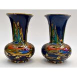 Stoke on Trent Arcadian ware blue lagoon,