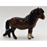 A Beswick Fell pony,