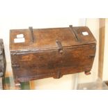 A 17th/18th Century treen casket