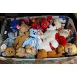 Large collection of TY Beanie Babies over 60,