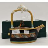 Limited edition Minton cat and mouse teapot Archive Collection 1085/2500 (boxed)