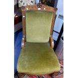 Victorian nursing chair,