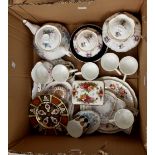Assorted small ceramics pieces including Royal Albert,
