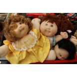 Eight cabbage patch dolls