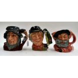 Three Royal Doulton character jugs, Walrus and Carpenter - Falstaff,