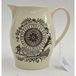 A Wedgwood Creamware commemorative jug,