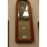 Two slim hall mirrors