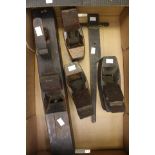 A collection of assorted 19th Century and later woodworking planes,