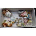 Beswick; a collection of Beatrix Potter animal figures,