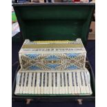 A Paolo Soprani 120 bass piano accordian