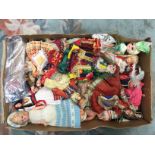 A large collection of dolls to include dolls from the late 1950's to hte early 1970's mainly