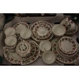 A Wedgwood Ivy House part tea set, with cups, saucers, side plates, dessert plates, cake plates,