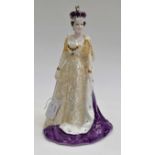 Coalport figurine Celebrating H.