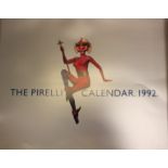 A collection of four Pirelli calendars, of various dates, including 1992, 1996, 1997 and 1998.