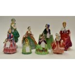 Collection of Royal Doulton ladies figures,