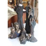 Soul Journeys figurine collection to include; Etana-Gentle Spirit, Halima-Strength of Family,