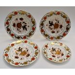 Royal Crown Derby 8687, three 10" dinner plates,