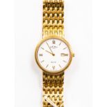 Rotary Elite watch with gold coloured metal strap