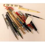 Collection of propelling pencils, including Wahl, Eversharp,
