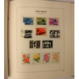 GB SG Gibbons stamp album, spaces containing Mint stamps, decimal,