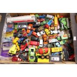 Large quantity of assorted diecast vehicles including Dinky, Corgi,