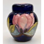 MOORCROFT; Magnolia design ginger jar, 1960/70's,