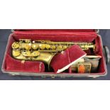 A Selmer Alto saxophone, serial number 37530,