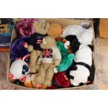 Collection of bears including TY Beanie Buddies (one box)