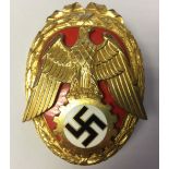 Reproduction WW2 Third Reich Deutsche Arbeitsfront German Labour Front Pioneer of Labour badge.