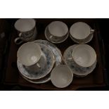 A Colclough tea service, a box of assorted ceramics to include Japanese teaset,