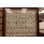 Three frame tea cards sets, Birds Poultry and Wild Fowl,