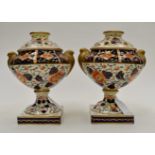 Royal Crown Derby Bloor period spill vases, circa 1813,