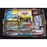 A box of boxed diecast vehicles to include; Corgi James Bond Aston Martin 94060,