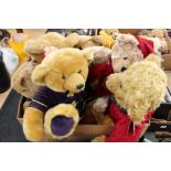 Collection of 7 Harrods bears (1 box)