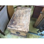 Wooden ornate fitted tool chest,