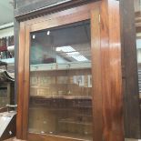 A 19th century wall hanging corner cabinet..
