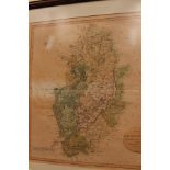 A collection of maps to include; An 1843 map of England and Wales,