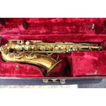 A Selmer saxophone,