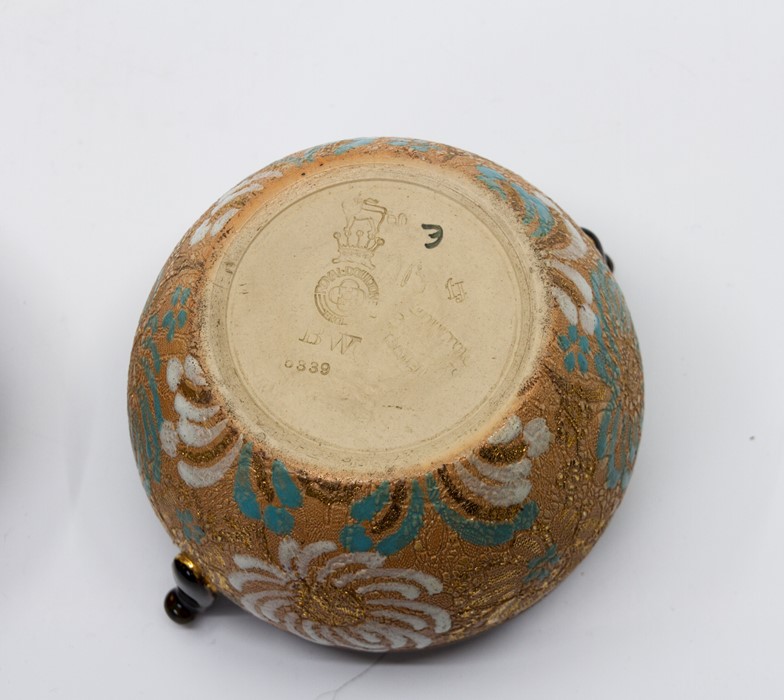 Pair Royal Doulton bowls Ht 7.5cm - Image 2 of 2
