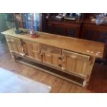 A Rupert Griffiths oak joined dresser base / sideboard