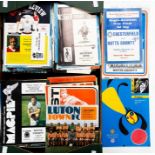 Miscellaneous: A collection of assorted miscellaneous football programmes, mid 1960's to modern,