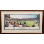 Derby County: A framed, glazed and signed Derby County, Pride Park, limited edition print, by Gary